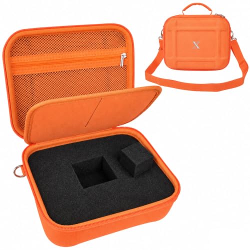 GWCASE Camera Case with Custom Foam, Hard Shell Bag ONLY - Orange | DIY foam helps organize compact cameras, small lenses, batteries and SD cards for travel, home storage and outdoor shoots - color: Orange