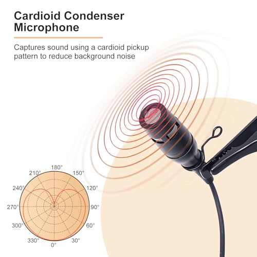 Lavalier Microphone, Cardioid Condenser Clip On Microphone, Lapel Microphone Compatible with AKG/Samson Microphone Wireless System, Mini 3 Pin XLR Plug, Ideal for Lectures, Theater, Actors - size: Mini 3 Pin XLR (TA3F) Plug