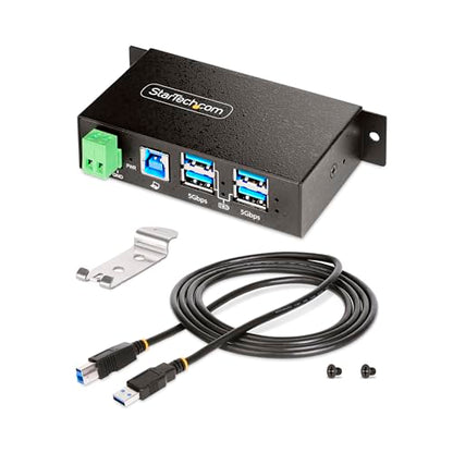 StarTech 4-Port Managed USB Hub 5Gbps, TAA (5G4AINDRM-USB-A-HUB)