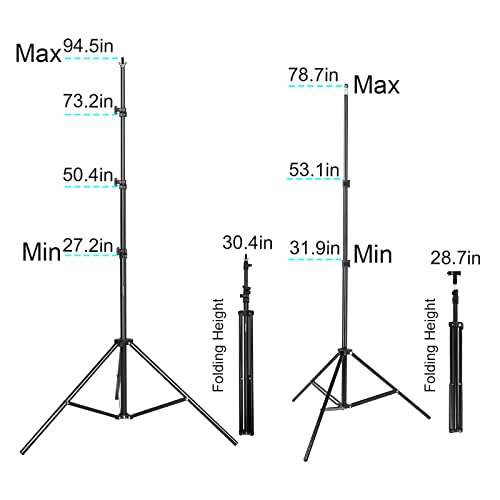 Photography Lighting kit with Backdrops, 8.5x10ft Backdrop Stands, UL Certified 5500K 800W Equivalent 25W LED Umbrella Softbox Continuous Lighting, Photo Studio Equipment for Photo Video Shoot