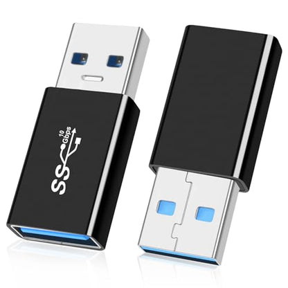 USB 3.0 Male to USB3.0 Female Adapter (2 Pack), OTG 3.0 USB A to 3.0 USB-A Expander Connector USBA Extender Connection or Data Cable Extension, USB3.0 Converter Adapters - style: 3.0Male-3.0Female