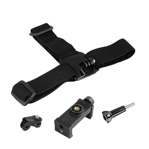 POV Phone Head Mount Strap,First-Person View Video Outdoor Live Shooting Bracket for iPhone, for Samsung Galaxy Phone, for GoPro Insta360 Sony DJI Action Camera