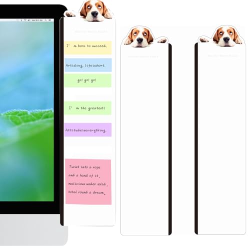 Office Desk Accessories 2pcs Multifunction Computer Monitor Memo Board - Transparent Computer Side Panel Memo Creative Monitor Side Panel Suitable for Office Home Desktop (Monitor Memo Board 14) - color: Monitor Memo Board 14