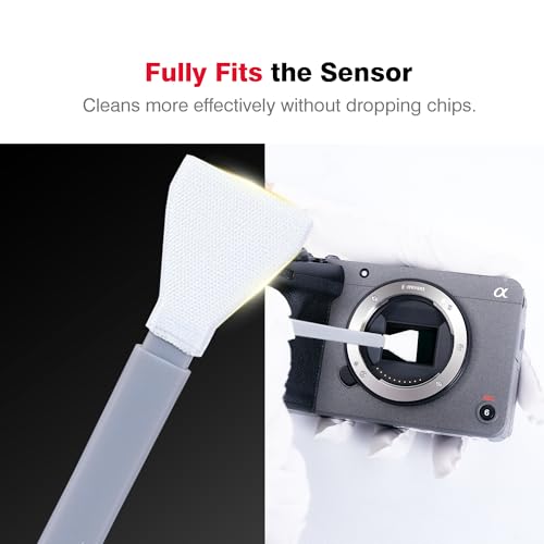 VSGO APS-C Sensor Cleaning Kit, 6pcs Sensor Swabs & 10ml Sensor Cleaner for Nikon Sony Canon DSLR Camera Clean (VS-S02-6)