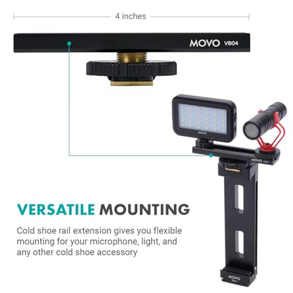 Movo Tablet Vlogging Kit for iPad Pro, Air, Mini & Android Tablets – Full-Size Tripod, Mic, LED Light & Tablet Mount – YouTube Starter Kit for Content Creators