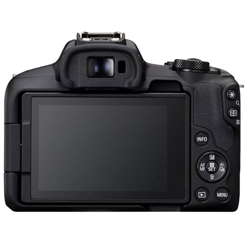 Canon EOS R50 Mirrorless Camera Content Creator Kit Including Body + 18-45mm is STM Lens + Microphone + Tripod Grip 5811C059 Bundle with Deco Gear Photography Bag + Tripod + Software & Accessories - color: Onyx