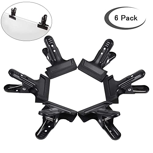 Backdrop Spring Clamps - 6 Pack of 4" Heavy Duty Clips | Heavy Duty Clips, Photography Background Stands, Woodworking, Home Improvement Projects - size: 6 Packs
