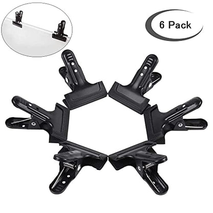 Backdrop Spring Clamps - 6 Pack of 4" Heavy Duty Clips | Heavy Duty Clips, Photography Background Stands, Woodworking, Home Improvement Projects - size: 6 Packs