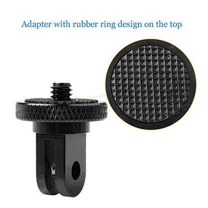 Camera Tripod Mount for Gopro Adapter, 2Pcs 1/4-20 Screw Conversion Adapter for GoPro Hero10, Insta360 X5 X4 X3, X2, Go 2, DJI OSMO Action and Other Action Cameras