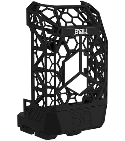 BIQU Panda Jetpack Nylon Printhead Front Cover + Cooling Fan Duct for Bambu-Lab P1/X1 3D Printers, Lightweight High Positioning Accuracy Fully Suitable for Panda Revo/Flow - size: Panda Jet Pack V1 Black
