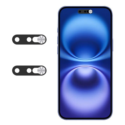 Front Camera Cover,Camera Cover Compatible with iPhone17/17Air/17Pro/17ProMax/16Pro Max/16Pro /16Plus/16/15Pro Max/15Pro/15Plus/15/14Pro/14Pro Max,Camera Protector Protect Privacy and Security(Silver) - color: Silver