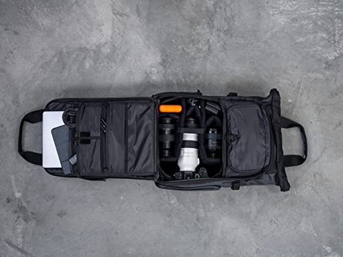 WANDRD PRVKE 21L Photography Bundle: Weather-Resistant Travel & Camera Backpack with Laptop Sleeve, Quick Side Access, Clamshell Opening – Ideal Photography & Travel Bag (Black) - color: Black, size: PRVKE 21L, style: Photography Bundle