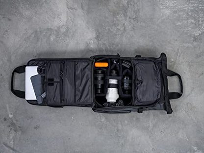 WANDRD PRVKE 21L Photography Bundle: Weather-Resistant Travel & Camera Backpack with Laptop Sleeve, Quick Side Access, Clamshell Opening – Ideal Photography & Travel Bag (Black) - color: Black, size: PRVKE 21L, style: Photography Bundle