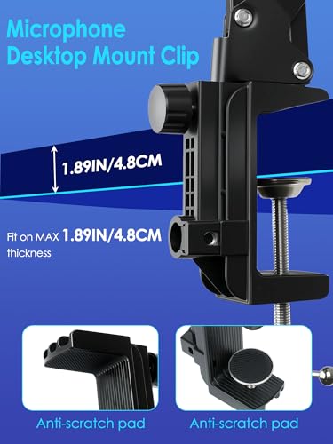 SoloCast 2 Boom Arm - Upgraded SoloCast 2 Mic Arm With SoloCast 2 Pop fifter Compatible with HyperX SoloCast 2 Microphone by YOUSHARES - color: Boom arm for SoloCast 2