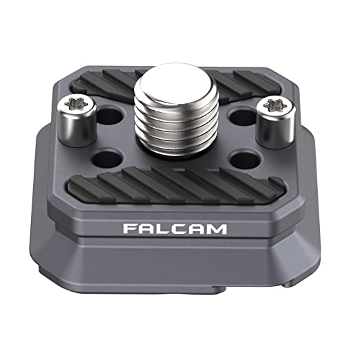 FALCAM F22 Basic Quick Release Plate, Camera Mounting Adapter Convert 1/4" Thread to F22 QR System, Aluminum Camera Accessory Fits for Sony Canon DSLR Tripod (Plate Only) 2529 - color: F22 QR Plate