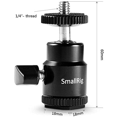 SmallRig Cold Shoe to 1/4" Threaded Adapter 761