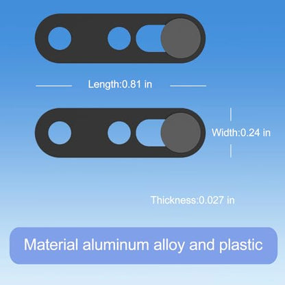 Front Camera Cover,Camera Cover Compatible with iPhone17/17Air/17Pro/17ProMax/16Pro Max/16Pro /16Plus/16/15Pro Max/15Pro/15Plus/15/14Pro/14Pro Max,Camera Protector Protect Privacy and Security (Black) - color: Black