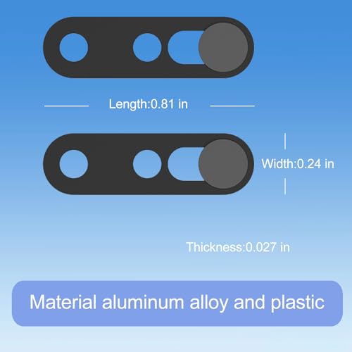 Front Camera Cover,Camera Cover Compatible with iPhone17/17Air/17Pro/17ProMax/16Pro Max/16Pro /16Plus/16/15Pro Max/15Pro/15Plus/15/14Pro/14Pro Max,Camera Protector Protect Privacy and Security (Black) - color: Black