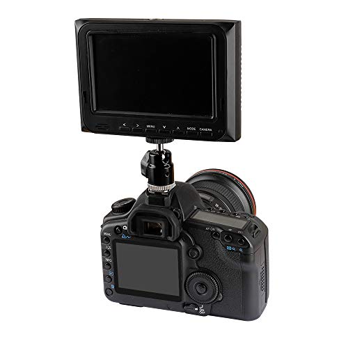 CAMVATE 1/4"-20 Mini Ball Head & Shoe Mount Adapter (2 Pieces) - 1975