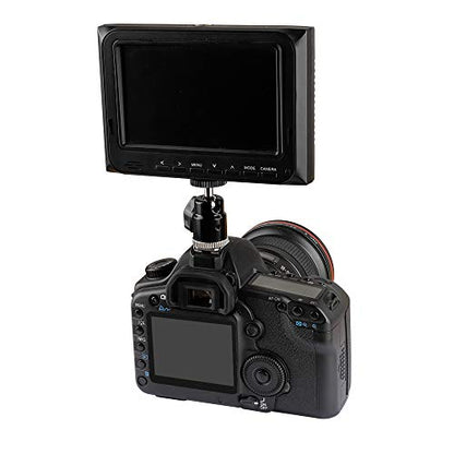 CAMVATE 1/4"-20 Mini Ball Head & Shoe Mount Adapter (2 Pieces) - 1975