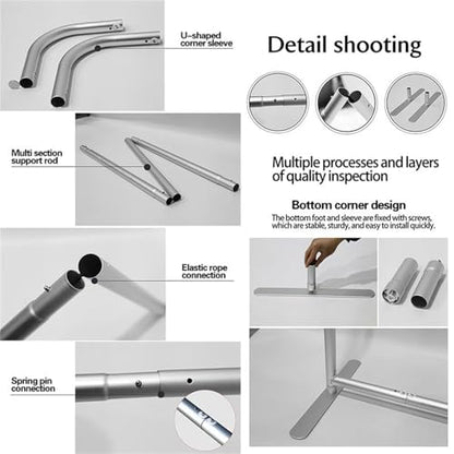 Customize Trade Show Display Holder Tension Fabric for Backdrop Frame and Banner Set - Double-Sided Printing 12.5×7.5 FT - color: Tension Fabric Display, size: 12.5×7.5 FT
