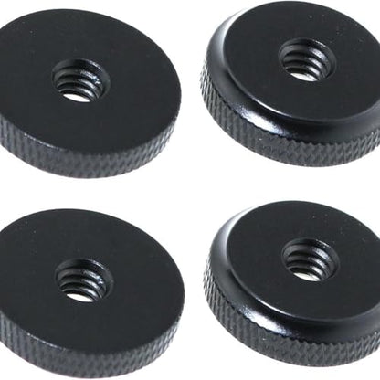 5 Pack Thumb Nuts 1/4-20 Female Screw Knob Knurled Wheel Lock Nut Mount Adapter Spacer for 1/4 inch Hot Shoe Flash Stand Tripod Camera Rig DSLR Selfie Stick Photography
