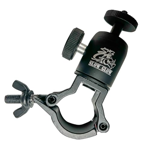 Slow Glow Maverick T-Post Camera Mount for Trail Cameras and Solar Panels 360° Adjustable Ball Head for the Perfect Angle
