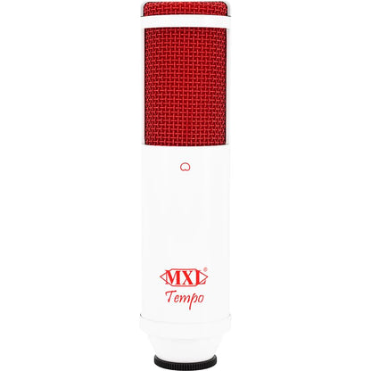 MXL Tempo-WR Mac and PC Compatible USB Powered Condensor Microphone - White/Red