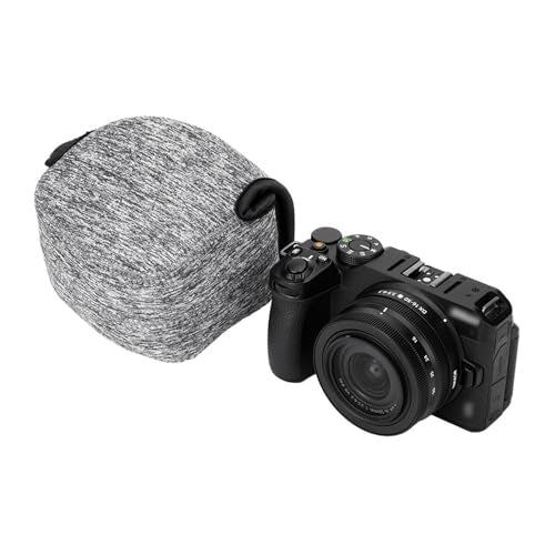 Neoprene Camera Sleeve Case for Sony ZV-E10 II +16-50mm lens Fuji X-T50 | Compact Camera Pouch, 6mm thick Neoprene, Anti Scratch. Touch-fastening flap. without strap, - color: Neoprene Camera Sleeve