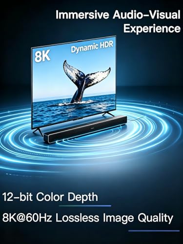 Avaoaa 16K HDMI Cable 2.2 96Gbps 6.6FT, Ultra High Speed Cable Support 8K/4K 240Hz 144Hz 120Hz 60Hz eARC HDR10+ HDCP2.3 HDMI Cord Compatible with PS5/Xbox/Switch 2/Roku TV/Mac Monitor Laptop Blu-ray - size: 6.6 ft（2M）