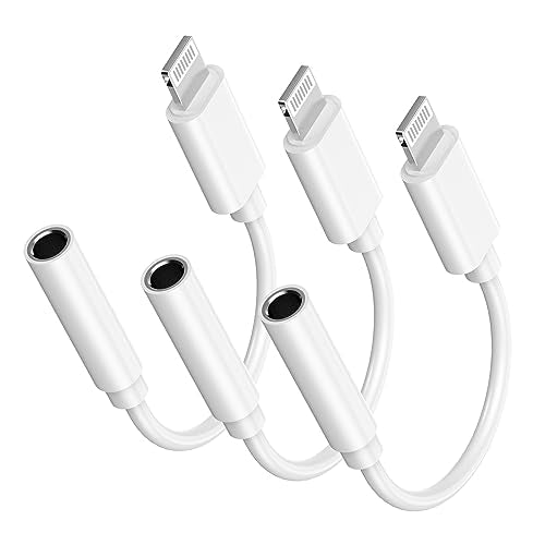 [Apple MFi Certified] 3Pack Lightning Male to USB C Female Charging Adapter,USB Type C Fast Charging Support Data Transmission Connector Dongle for iPhone 14/13/12/11/8/XR/XS/SE (White-3Pack) - color: White-3Pack