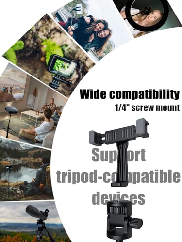 70" Selfie Stick Tripod for Gopro Action Camera, Lightweight Phone Tripod Stand with Wireless Remote & Phone Holder, Compatible with iPhone, GoPro, DJI, Insta360