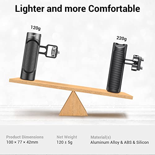 SmallRig Side Handle for Smartphone Cage Phone Video Rig Lightweight w 1/4 Threads - 2772 (Pack of 2) - size: 2772 (Pack of 2)