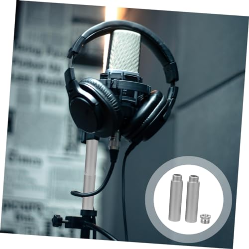 1set Microphone Stand Kit Sturdy Extension Rods with Adapter for Desk Stands Easy Installation for Streaming Recording and Gaming
