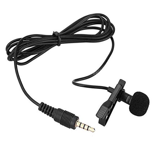 Hands-Free Wired Lapel Clip Microphone for Speaker Phone Computer Stage Computer Conference Interview Record Accessory