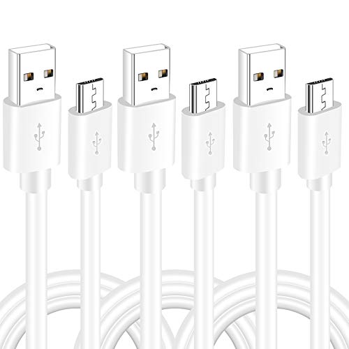 SIOCEN 10FT 3Pack USB Power Extension Cable Cord for WyzeCam,Yi Camera,Oculus Go,Echo Dot Kid Edition,Nest Cam,Kasa Cam,Netvue,Arlo Pro Q,Blink,Furbo Dog, USB Charging Cord for Home Security Camera