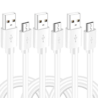 SIOCEN 10FT 3Pack USB Power Extension Cable Cord for WyzeCam,Yi Camera,Oculus Go,Echo Dot Kid Edition,Nest Cam,Kasa Cam,Netvue,Arlo Pro Q,Blink,Furbo Dog, USB Charging Cord for Home Security Camera