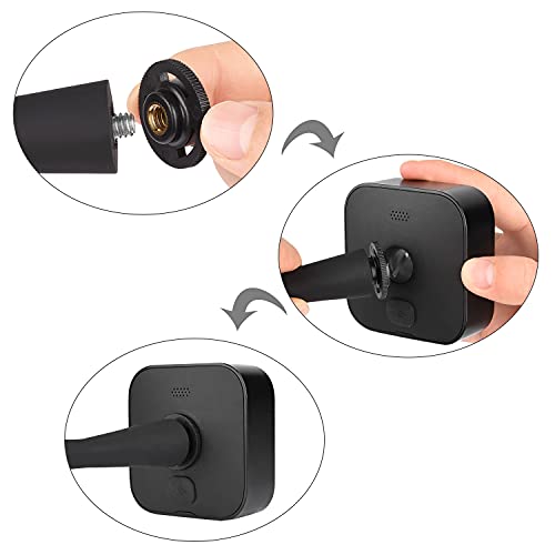 ALERTCAM 2Pack Flexible Twist Mount for Blink XT, Blink XT2, Blink Mini, Blink Outdoor 4 (4th Gen) / (3rd Gen) Home Security Camera System - Black - color: Black