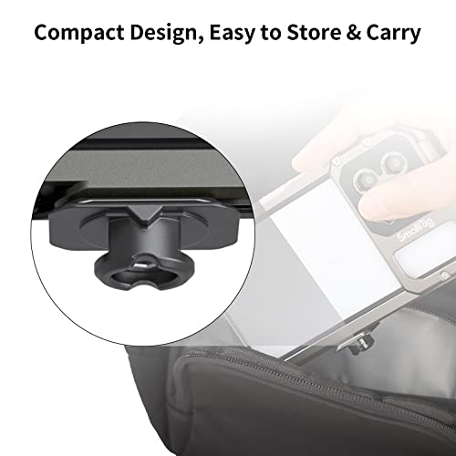 SmallRig Quick Release Plate with 1/4" Screw, HawkLock Quick Release Top Plate for Stabilizer, Action Camera, Monitor, LED Light, QR Top Plate for SmallRig HawkLock Quick Release System - 3730C - style: QR Top Plate