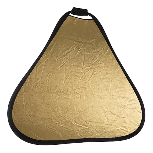 Fotodiox 48in (120cm) 2-in-1 Collapsible Teardrop Reflector Disc - Silver/Gold - color: Silver/Gold, size: 48-Inch