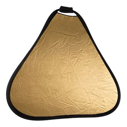 Fotodiox 48in (120cm) 2-in-1 Collapsible Teardrop Reflector Disc - Silver/Gold - color: Silver/Gold, size: 48-Inch
