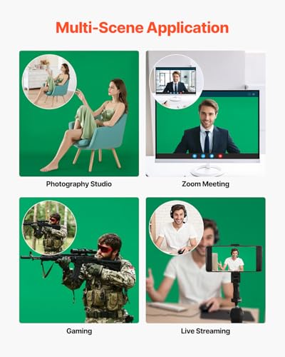 VEVOR Backdrop Stand, 5 x 6.5 ft Adjustable Photo Backdrop Stand Kit, Portable Background Backdrop Stand with 3 Crossbars, Heavy Duty Projector Screen Stand, for Wedding, Photo Video Studio & Party - size: 5 x 6.5 Ft