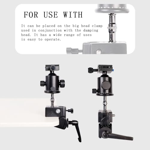 KuuGuu 4 PCS Standard 1/4 to 3/8 inch Metal Convertor Threaded Screw Tripod Adapter Spigot Stud for Flash Holder, Studio Light Stand, Ball Head (Copper) - size: Silver (6)