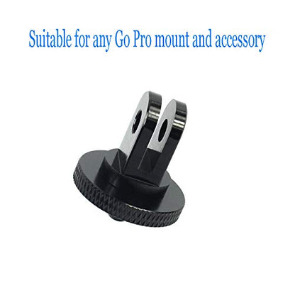 Camera Tripod Mount for Gopro Adapter, 2Pcs 1/4-20 Screw Conversion Adapter for GoPro Hero10, Insta360 X5 X4 X3, X2, Go 2, DJI OSMO Action and Other Action Cameras