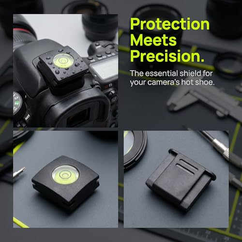MOBOREST Camera Level Hot Shoe Level Hot Shoe Cover Flashlight Bubble Level Protector for Canon Nikon Panasonic Fujifilm Olympus Pentax Sigma DSLR/SLR/Evil (4+2PCS)