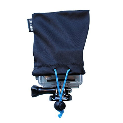Agent 8 Microfiber Soft Cleaning & Protective Storage Pouch for GoPro Hero