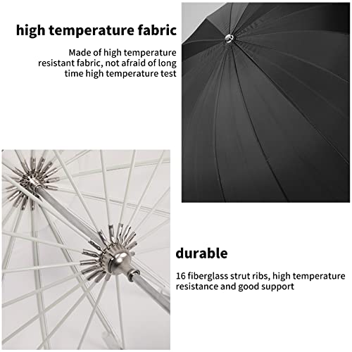 Godox 41.3" / 105cm Parabolic Deep Reflective Umbrella White Inner Studio Soft Light Umbrella with Withe Diffuser Cover for Photography Video Studio Shooting - color: White, size: 41.3"