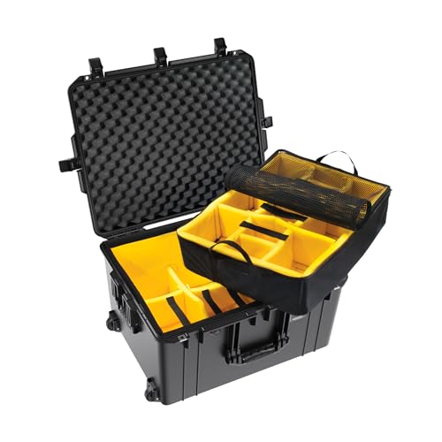 Pelican Air 1637 Case With Padded Dividers - Black - color: Black, size: With Padded Dividers