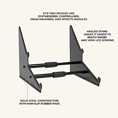 Headliner 2-Tier Desktop Synth Stand (HL22052) - size: 2-Tier Desktop Synth Stand