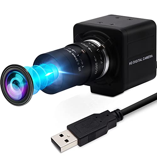 USB Camera 1080P High Speed 260fps 5-50mm 10X Optical Zoom Lens 2MP USB Webcam Manual Close up Zoom in and Out,UVC Computer Comference Golf Swing Camera for Raspberry Pi Windows Mac - color: 260fps USB Camera with 5-50mm Zoom Lens